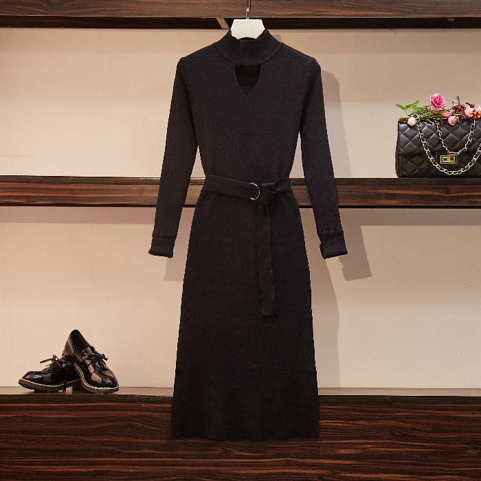 Фактическая женская одежда большого размера Новинка осени 2019 свободное