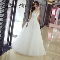 wedding dresses a line long bridal gowns white vestido de novia plus size