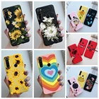 Чехол для Xiaomi Redmi Note 8 Pro 8T, милый чехол из ТПУ с сердечками и подсолнухами для Redmi note8 note8t 8pro note 8t 8 pro, чехлы