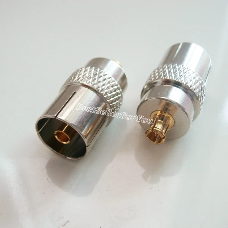 1 шт. адаптер MCX Разъем для IEC DVB T ТВ разъем RTL2832U R820T тюнер|Соединители| |