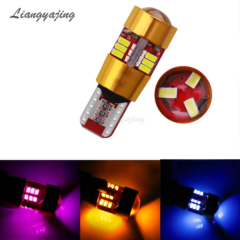 6 шт. T10 W5W Canbus 27SMD парковочные огни сигнальная лампа поворота светодиодный свет