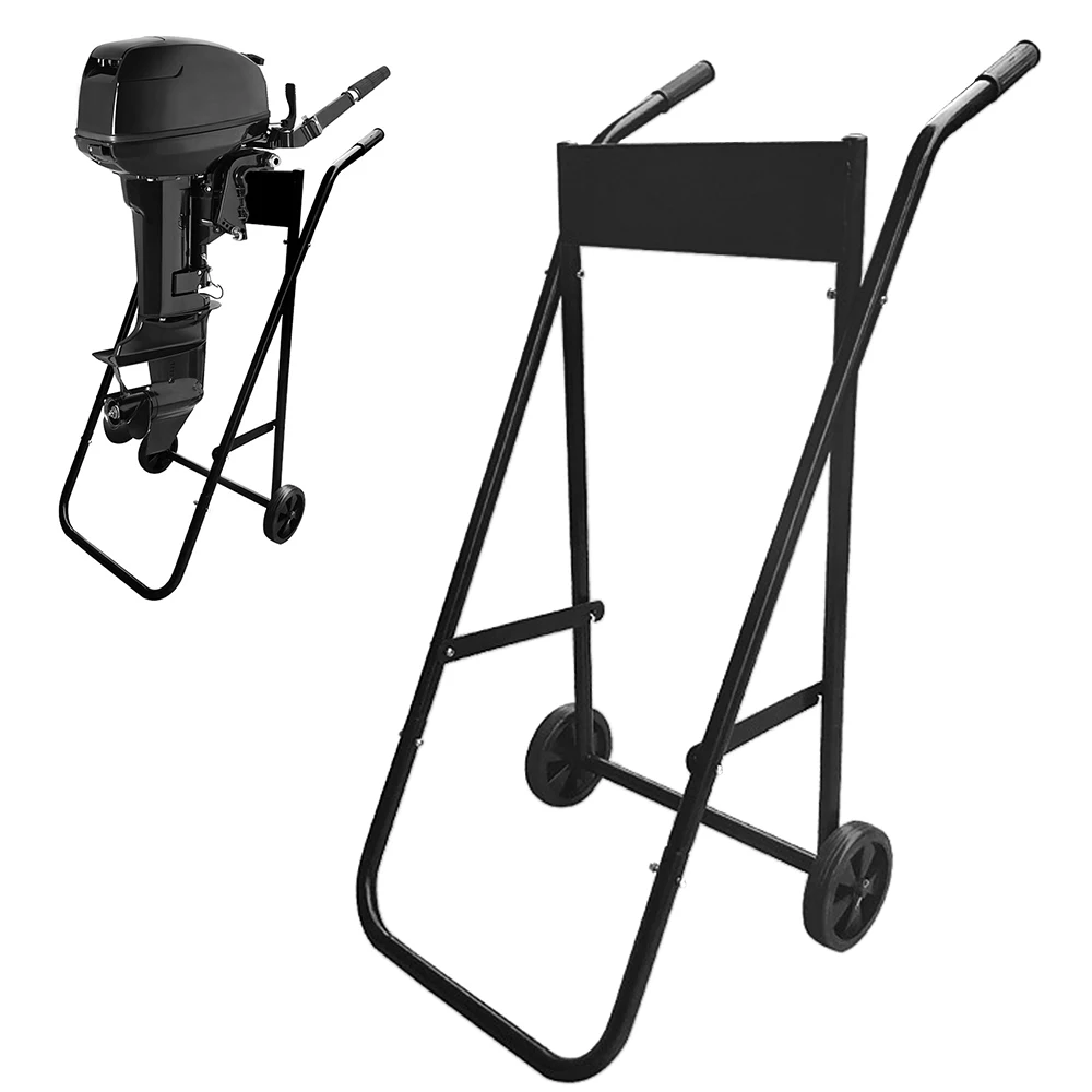 

Heavy Duty Outboard Trolley Boat Motor Carrier Cart Engine Storage Stand