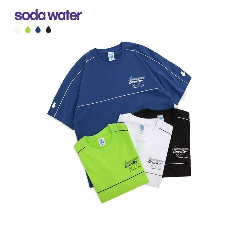 SODAWATER/футболка из 100% хлопка для девочек уличная одежда Camiseta Hombre футболка Homme