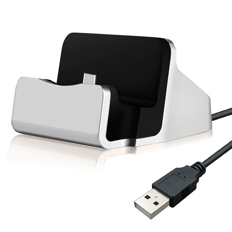 3 в 1 USB Type C зарядный держатель + Настольная станция док для синхронизации данных