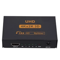 hdmi splitter 1 in 4 out hd one input and four output hdmi same screen multi display 4k2k 30hz video computer high definition