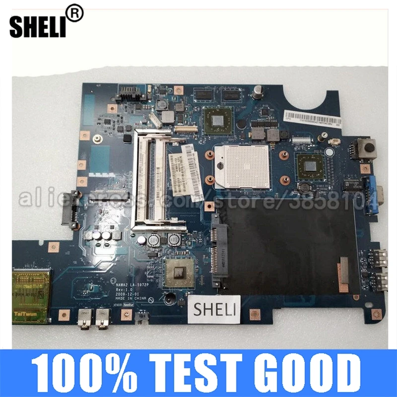 

SHELI для ноутбука Lenovo G555 материнская плата NAWA2 LA-5972P 11S69039841 69039841