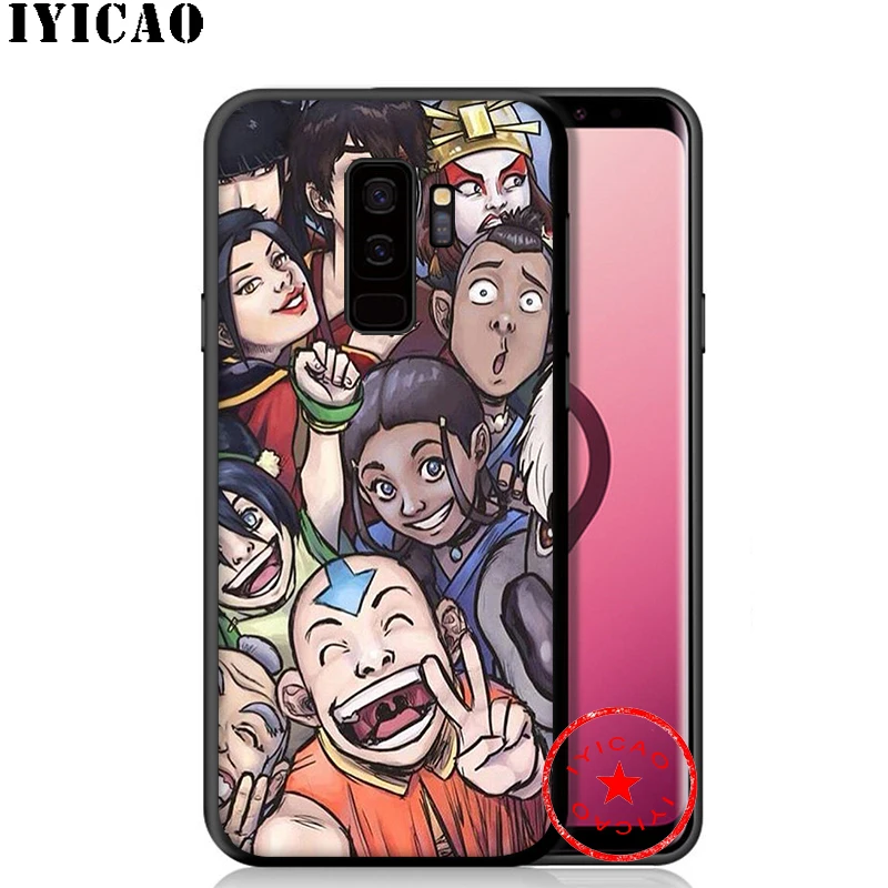IYICAO Avatar The Last Airbender Soft Phone Case for Samsung Galaxy S10e S10 S9 S8 Plus S6 S7 Edge Note 10 9 8 |