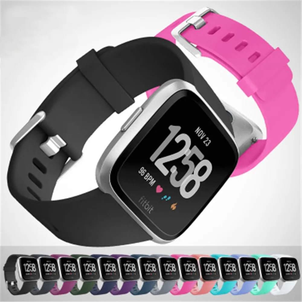 Силиконовый ремешок для Fitbit Versa Versa2/Lite спортивный браслет официальный сменный