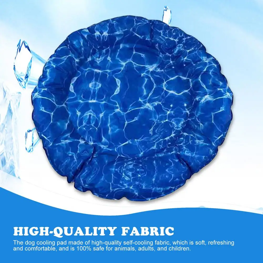 

Pet Cold Gel Pad Dog Cooling Cushion PVC Soft Comfortable Heat Relief Cat sleeping Bed mat Cartoon Print Puppy Ice Mattress