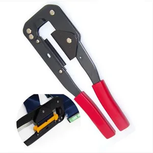 new network cable crimping tool crimper for making hub flat cable idc connector on to ribbon cable computer wire crimping tool free global shipping