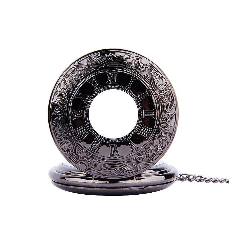 

Men's Watches Simple Retro Romantic Double Vintage Style Pocket Quartz Fob Watches Automatic Mechanical Watch Clock Reloj Hombre