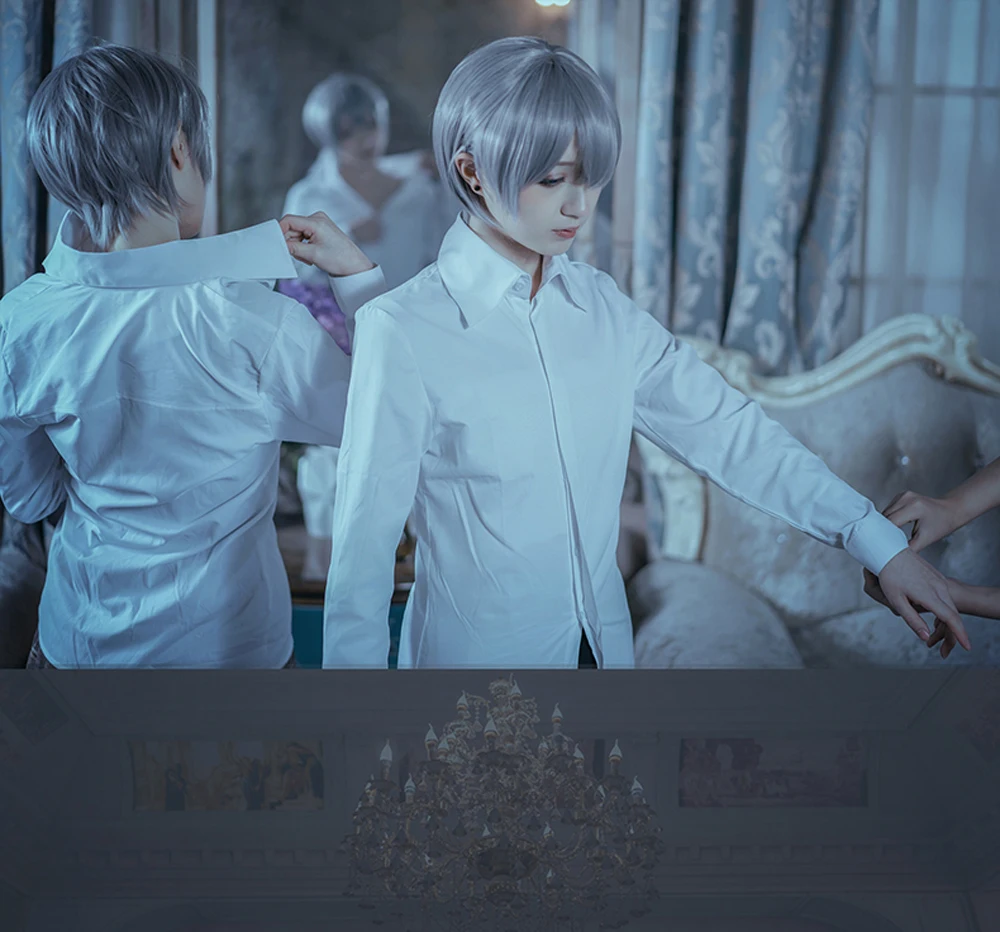 VEVEFHUANG Черный Дворецкий Ciel Phantomhive Косплей Костюм Близнецы Готическая Униформа платье костюмы на Хэллоуин для женщин Мужская одежда