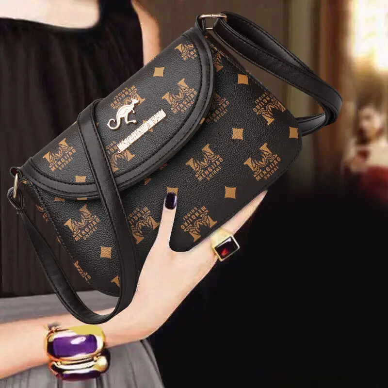 

Kangaroo Leather Female 2021 New Female Bag Shoulder Bag Shoulder Bag Temperament Messenger Mother Bag Large Capacity Clutch