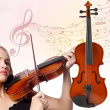 Hot Sale Violin Set Classic Delicate Texture 1/8 Splint Bright Acoustic Violin Fiddle w/Rosin Case Bow Muffler Exerciser Set