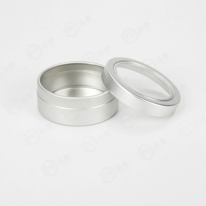 10 шт алюминевый пустые банки для хранения ногтей бусины из горного хрусталя