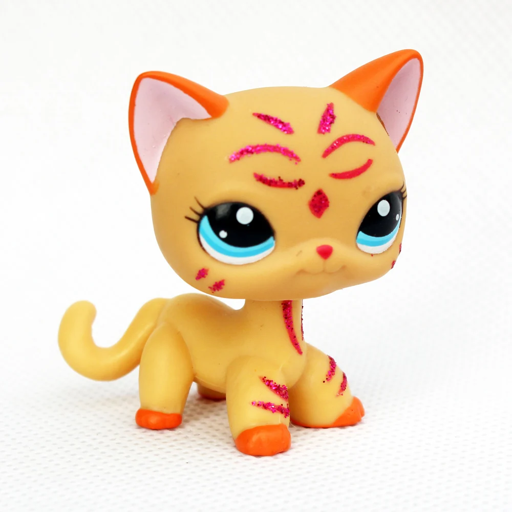 LPS кошка в продаже НАСТОЯЩИЕ Оригинальные игрушки для питомцев #2118 Желтые