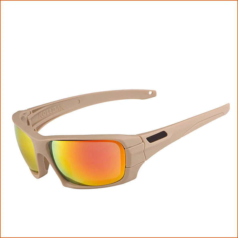 

4 lens Polarized Sunglasses protection Military Glasses Men Army Google Bullet-proof Cycling Eyewear