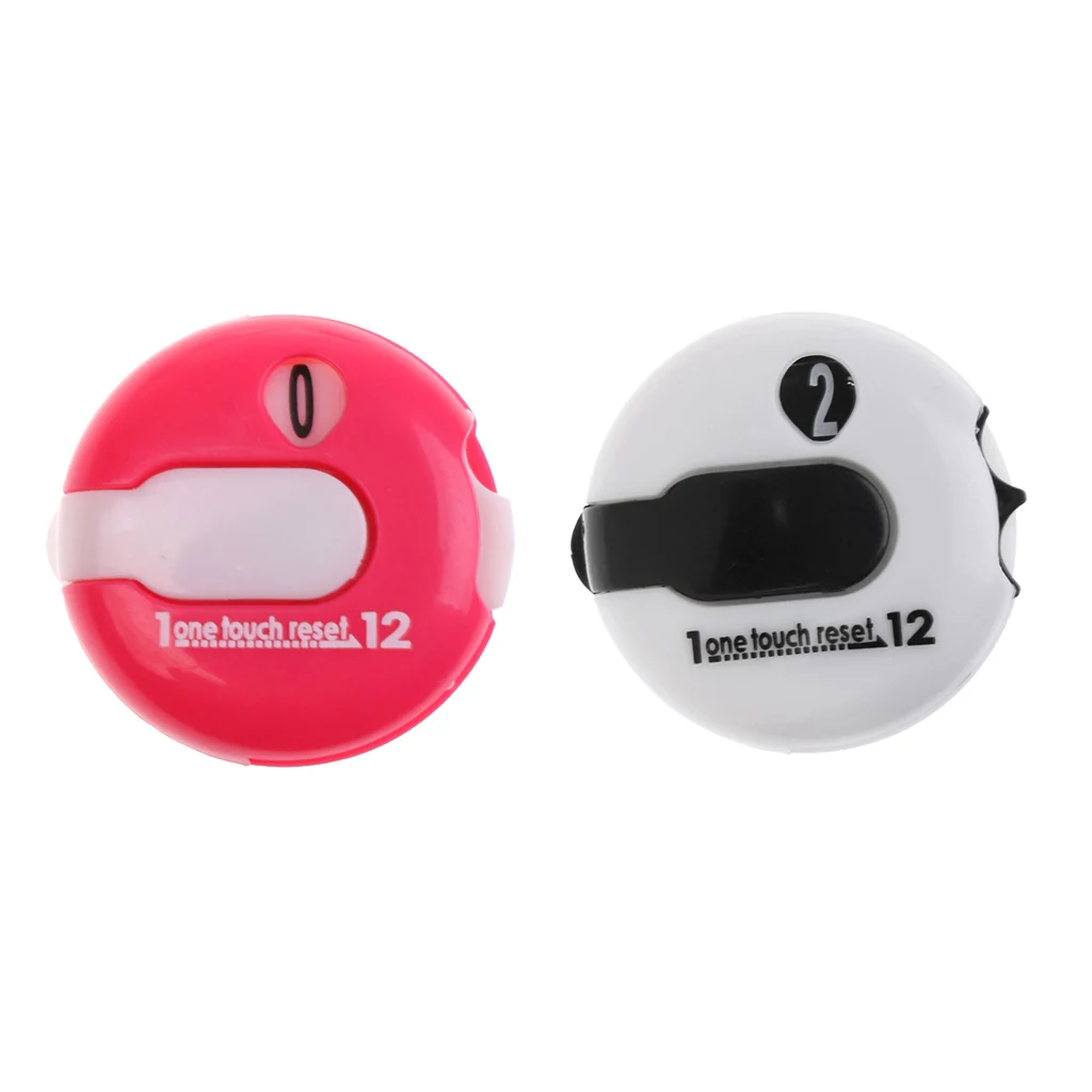 2 X мастер часы счетчика гольф-кликер счетчик хода клип на перчатке | Спорт и