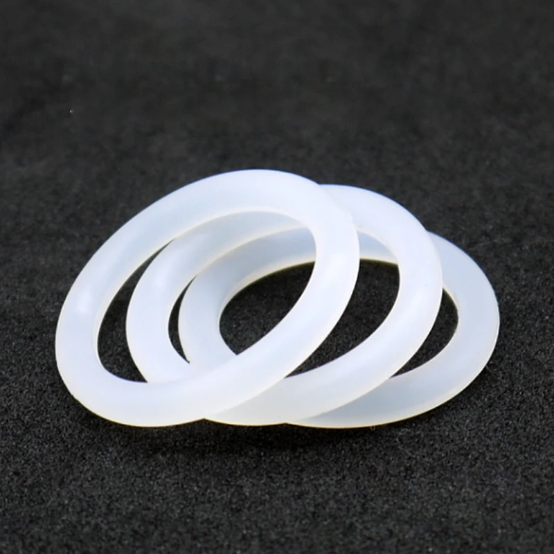 

Outer Diameter 5~55mm Cross Section 5mm White Food Grade Silicon Rubber O Rings