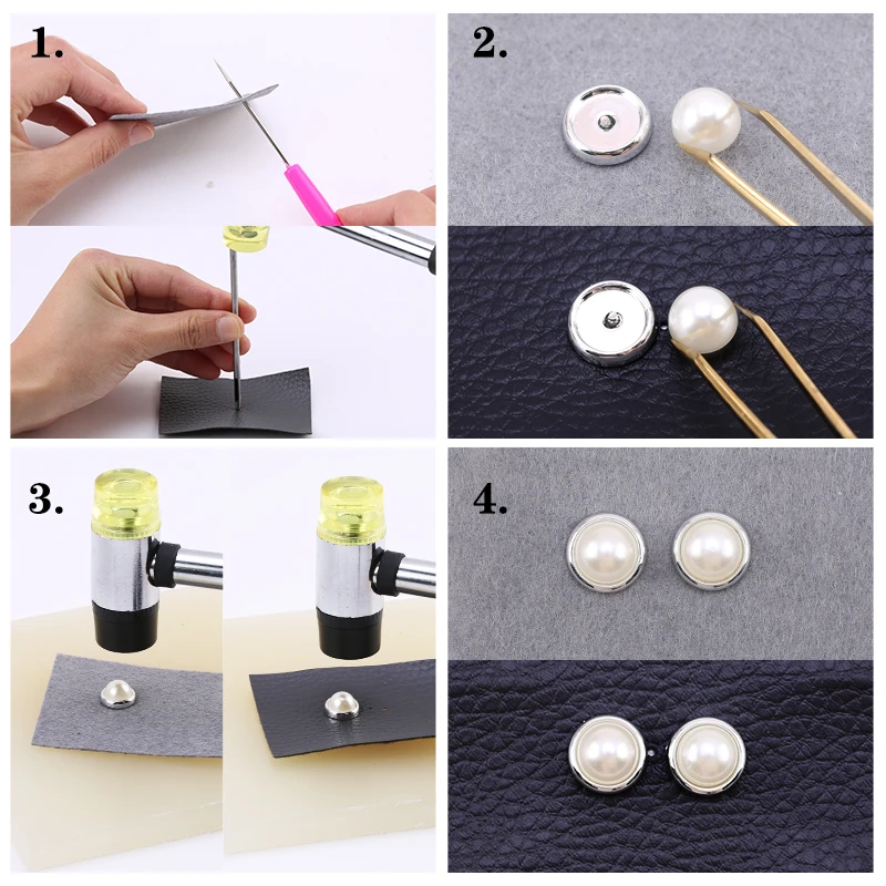 Кнопки QIAO из смолы и жемчуга высококачественные пластиковые кнопки аксессуары