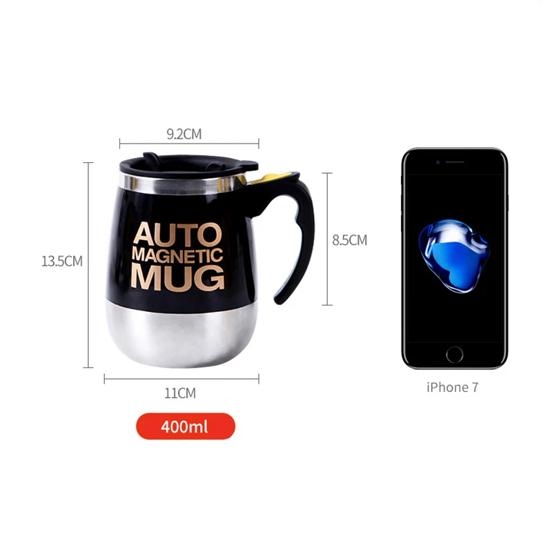 

Creative Mugs Automatic Electric Lazy Self Stirring Mug Cup Coffee Milk Mixing Mug Smart Stainless Steel Juice Mix Cup Drinkware