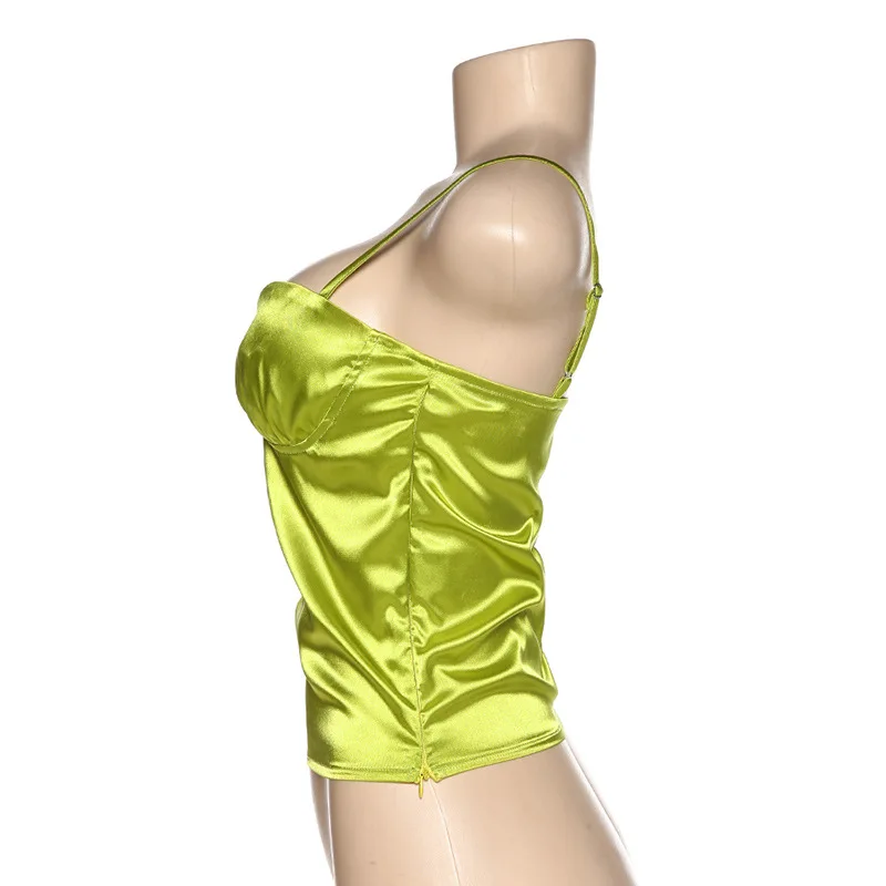 Женский укороченный топ с круглым вырезом облегающий розовый фиолетовый черный