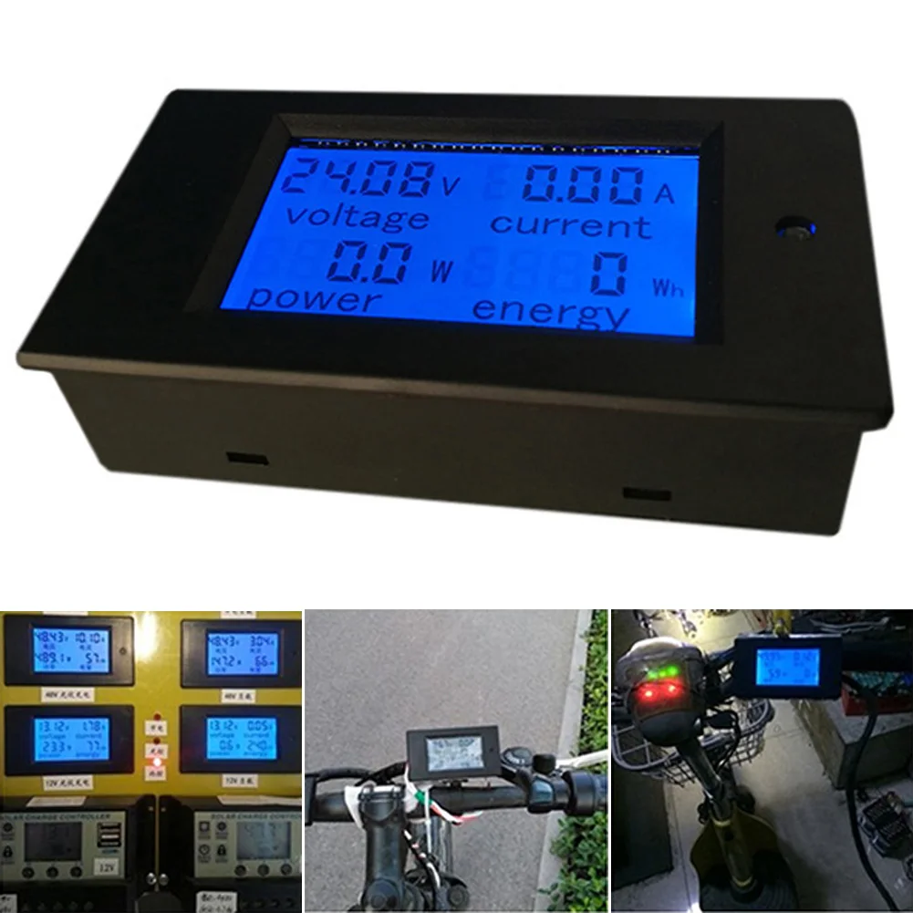 

Digital Battery Test Tool Ammeter Voltmeter Direct Current Meter Voltage Power Electric Energy Consumption SDF-SHIP