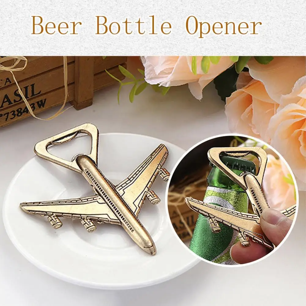 1 шт. маленький подарок легированный самолет открывалка для пивных бутылок