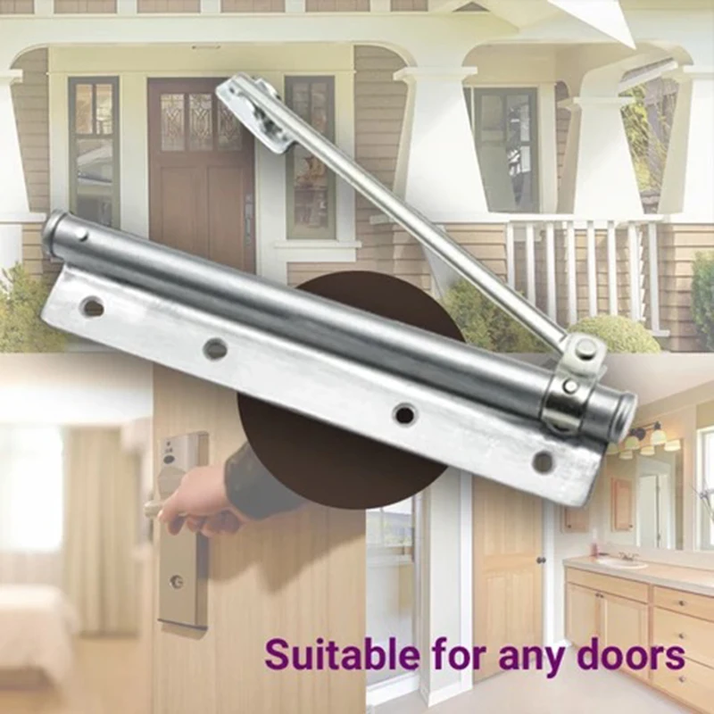 Household Gadget Automatic Door Closer Lazy Artifact Self-Closing Hinge Non-hand Home Decor | Инструменты