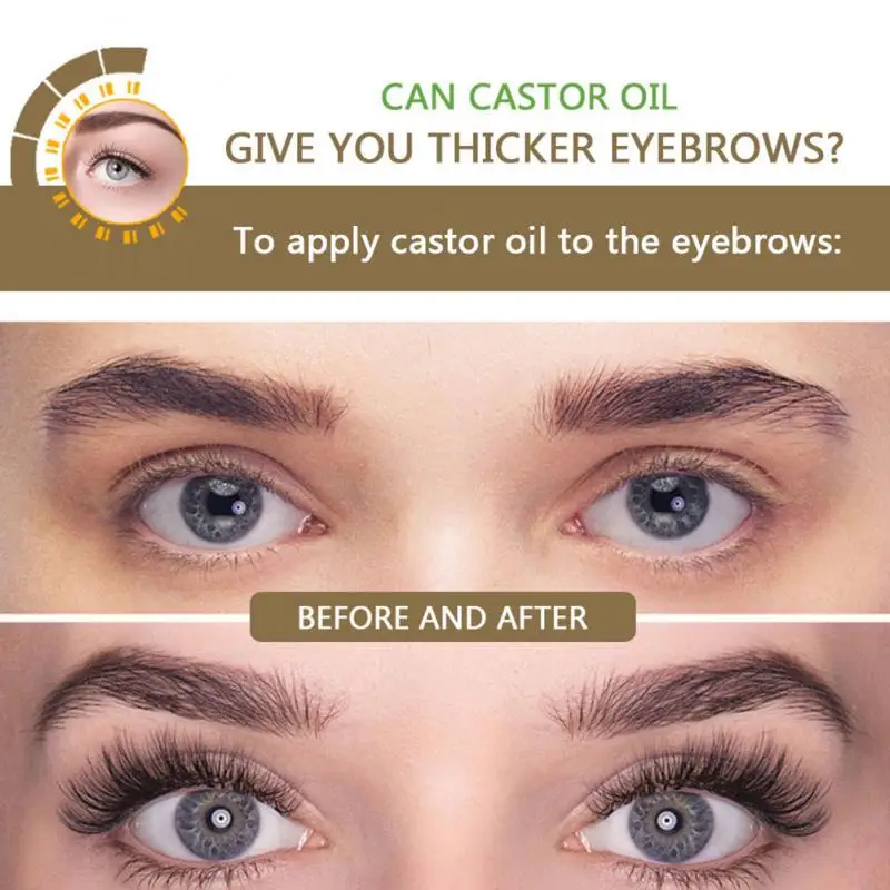 Eyebrow Eyelash Growth Serum Castor Seed Oil Liquid Eye Lash Enhancer Extension Maintenance Nursing Essential TSLM1 | Красота и