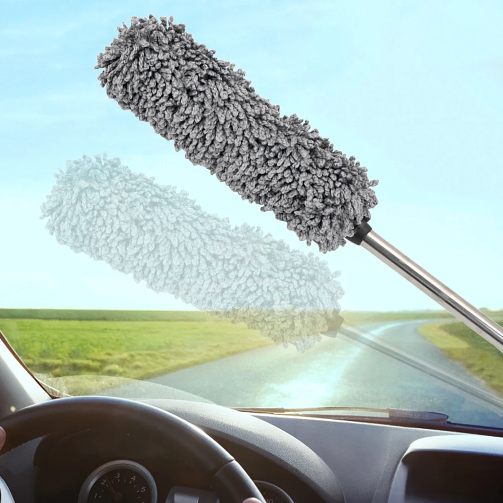 

Vehicle Dust Cleaning Brush Car Soft Microfiber Duster Windshield Cleaner Dirt Polishing Washing Tool Care Clean Accessories