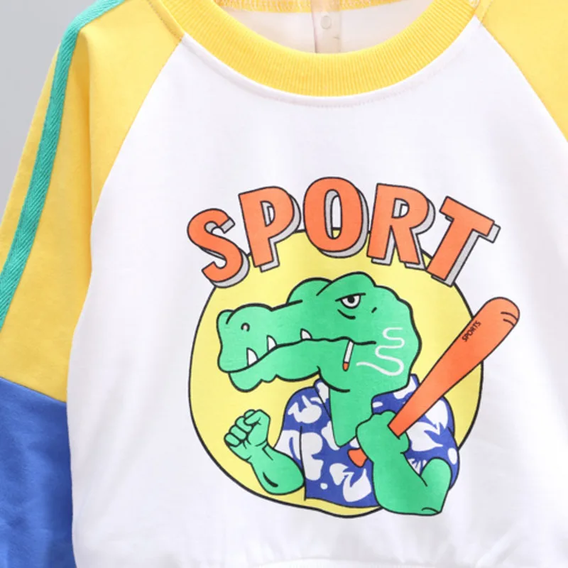 

Baby Boy Girl Cotton Clothes Children Spring Autumn Jacket Bib Pants 2Pcs/sets Infant Out Kids Fashion Toddler Casual Tracksuits