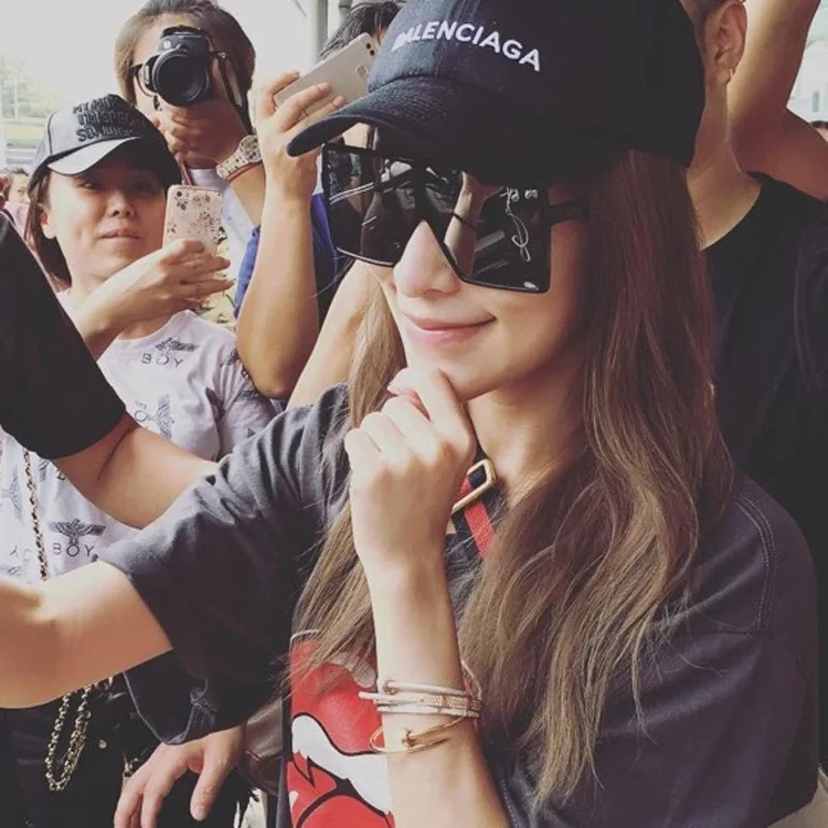 2020 крупные Квадратные Солнцезащитные очки женские роскошные брендовые Модные