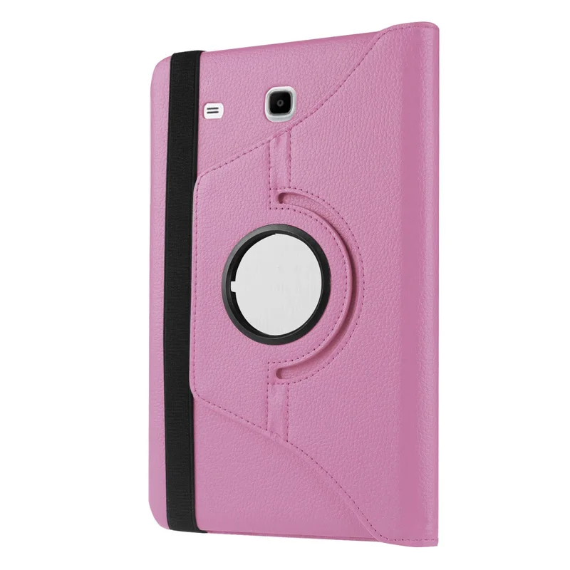 Pink Вращающийся на 360 градусов pu кожаный чехол smart cover для samsung Galaxy Tab A A6 7,0 T280 T285 SM-T280 SM-T285 чехол для планшета s - Цвет: Pink