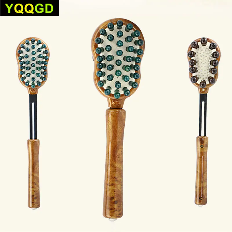 

Массажный молоток растягивающийся деревянный и металлический двухсторонний Молот для тела многофункциональный массажный инструмент для ...