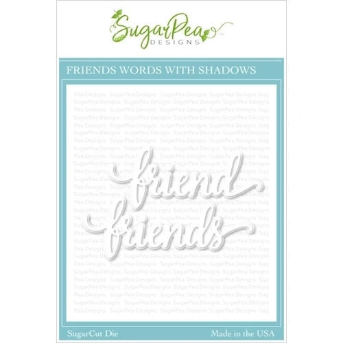 Металлические штампы для вырезания надписи друзей с тенями штампованная форма