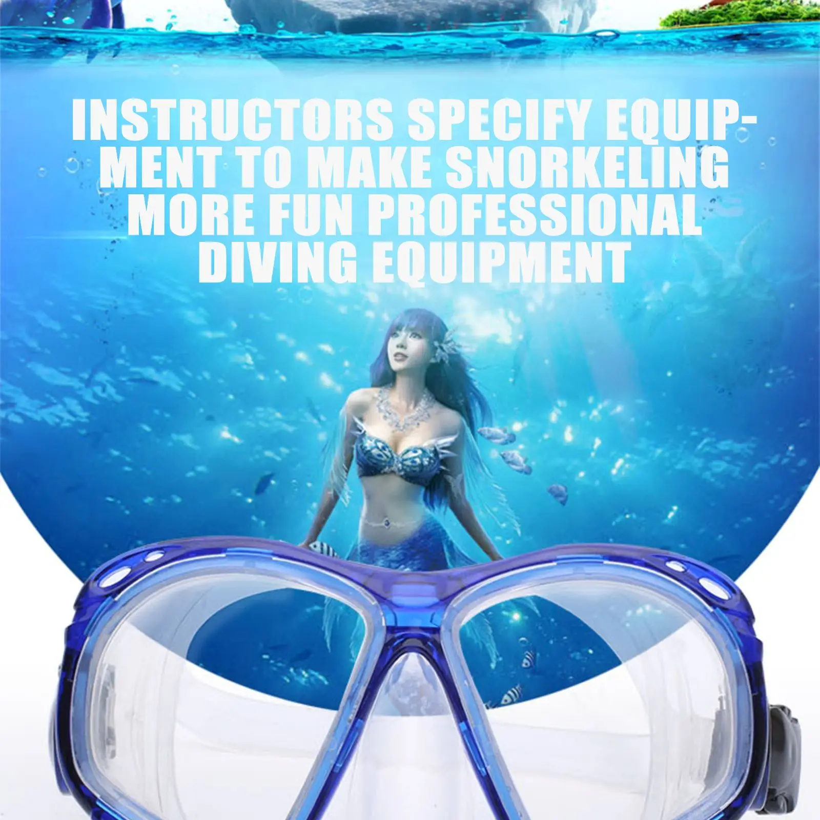 

Scuba Diving Mask And Snorkels Anti-Fog Goggles Glasses Diving Swimming Easy Breath Tube Set Scuba Diving Mask Dry Snorkel