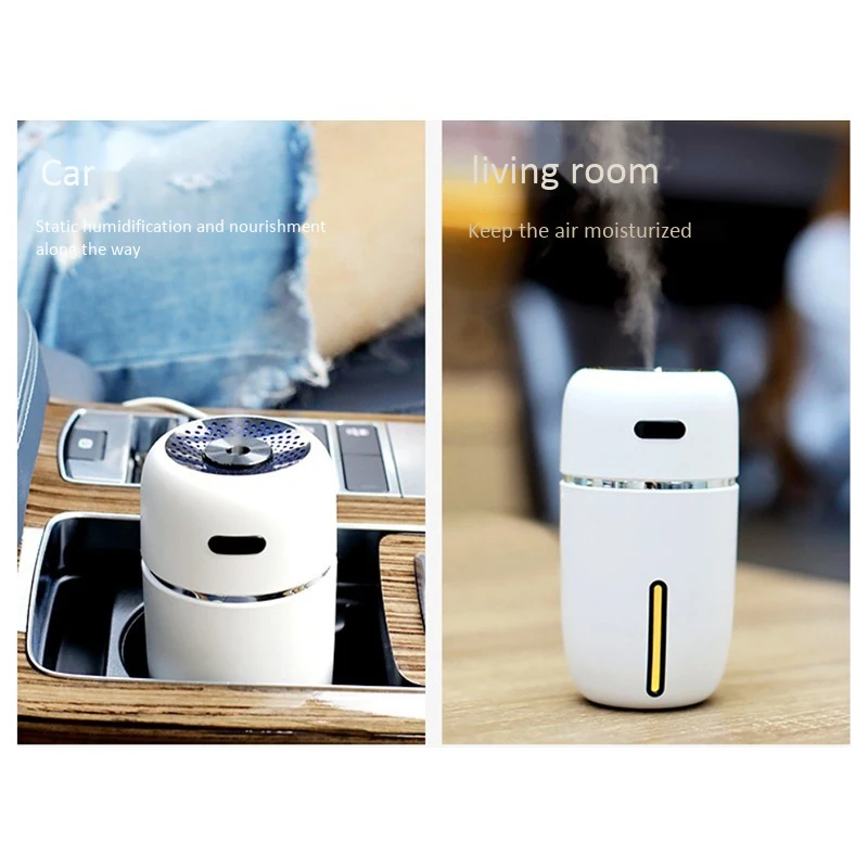Mini USB Air Humidifier Essential Oil Diffuser LED Ultrasonic Mist Maker Fogger Car Aroma | Бытовая техника