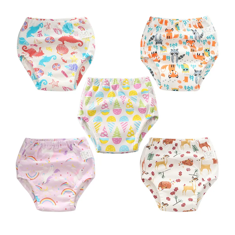 5 шт./лот хлопковые тренировочные штаны для младенцев и детей постарше