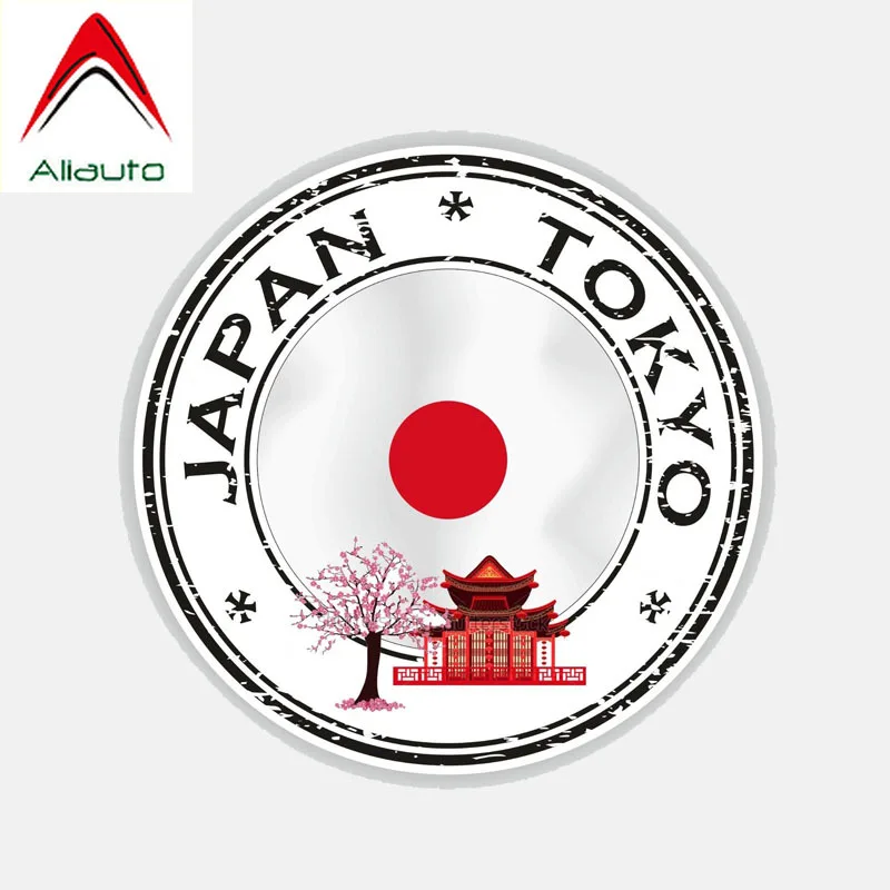 

Aliauto Creative Funny Car Sticker Japan Tokyo Round Motorcycle Helmet Waterproof Sunscreen Anti-UV Decal Accessories,10cm*10cm