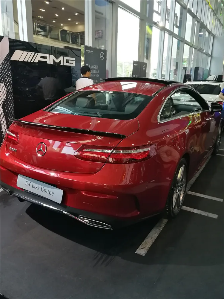 

For Benz W213 E-class coupe Spoiler ABS Car Rear Wing Spoiler For Benz W213 two E300 E320 E260 E63 coupe Spoiler 2017