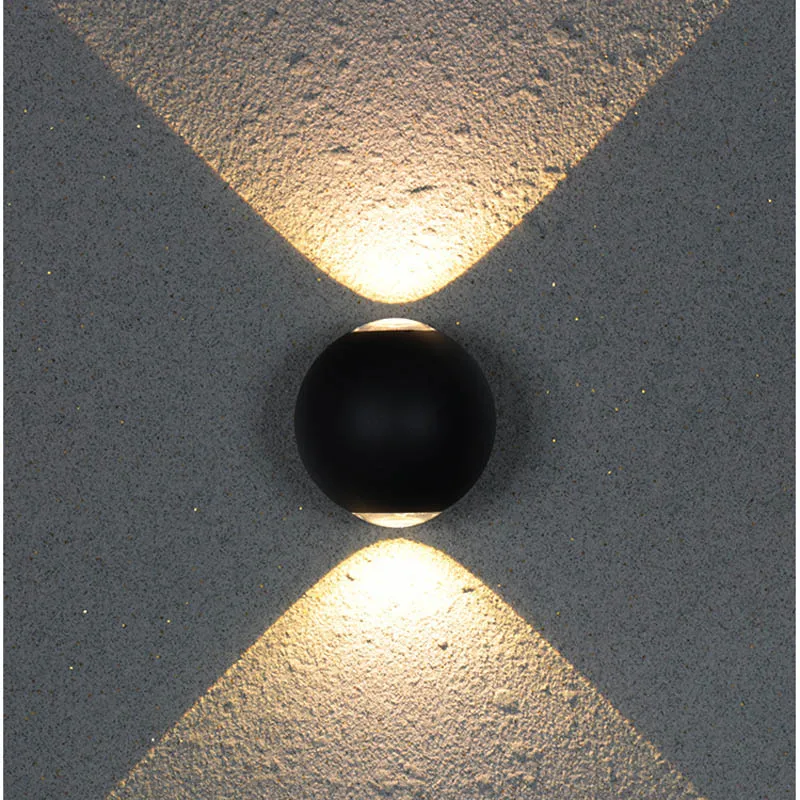 Четырехстороннее освещение открытый настенный светильник IP54 Водонепроницаемый