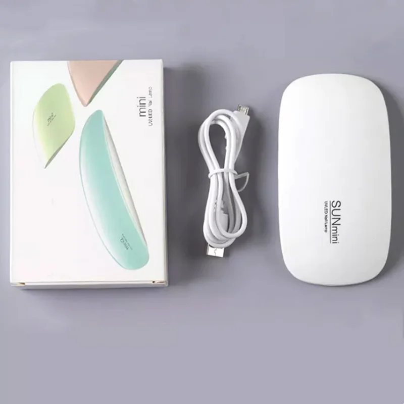 USB лампа для выпечки мини ногтей Светодиодная сушилка Складная портативная