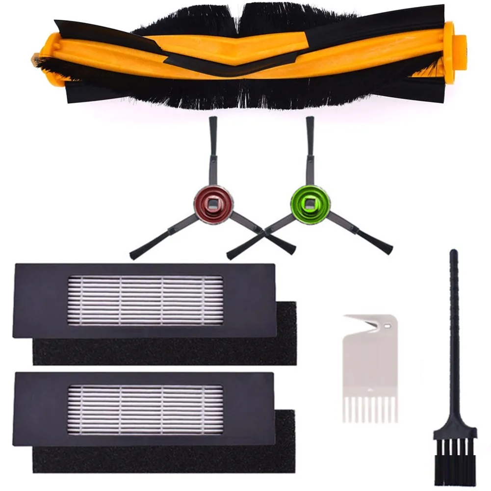 Фильтр роликовая щетка Боковые Щетки Для Ecovacs Deebot OZMO 920 950 T5 T8 T9 AIVI MAX Yeedi 2 гибридная