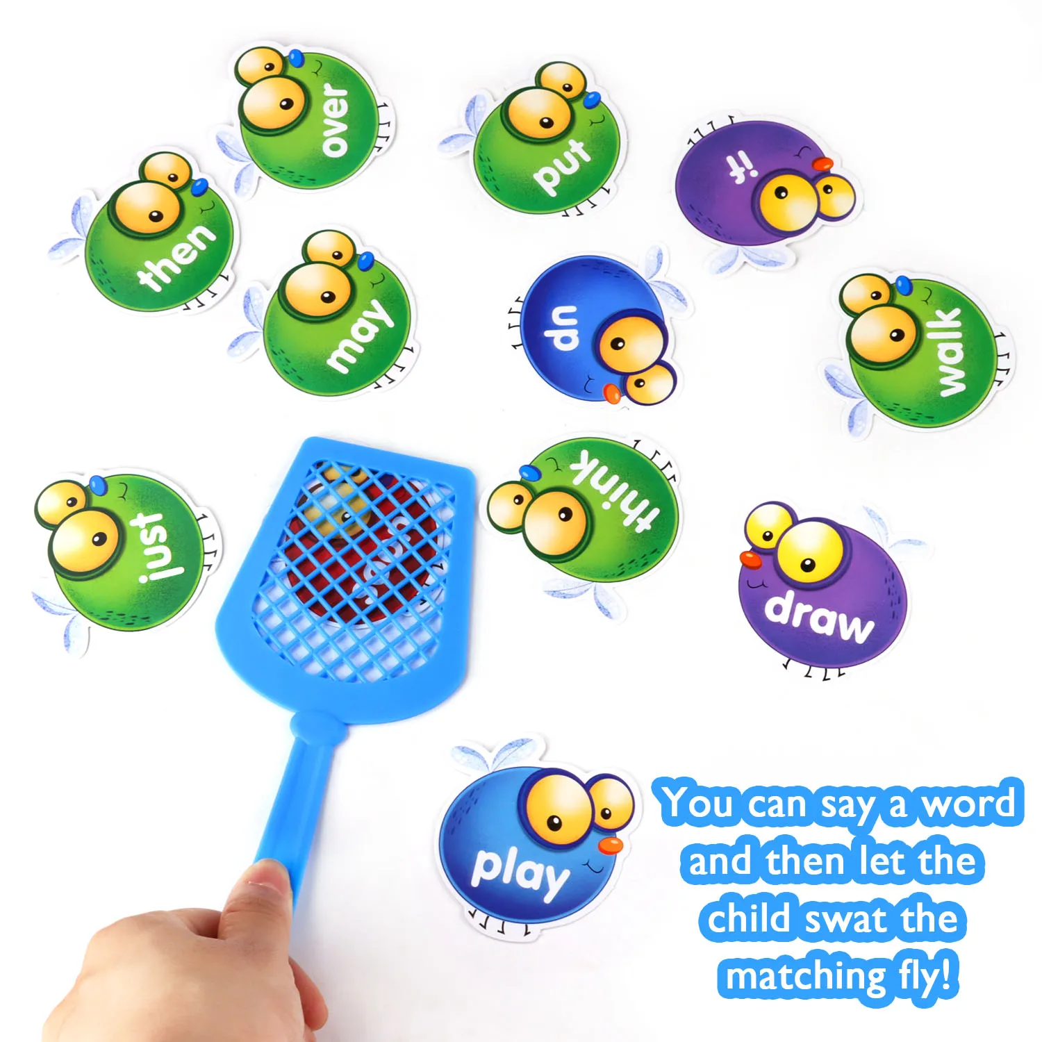 Swat прицелом игра слов визуальный тактильные слуховые обучающая развивающая