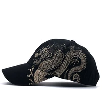 hot chinese style baseball cap for men dragon design pattern 100 cotton outdoor snapback caps gorras para hombre trucker cap