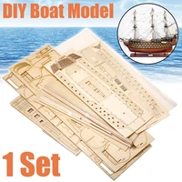 1 set diy handmade assembly wooden sailing boat model kit ship handmade assembly kids toys decoration gift