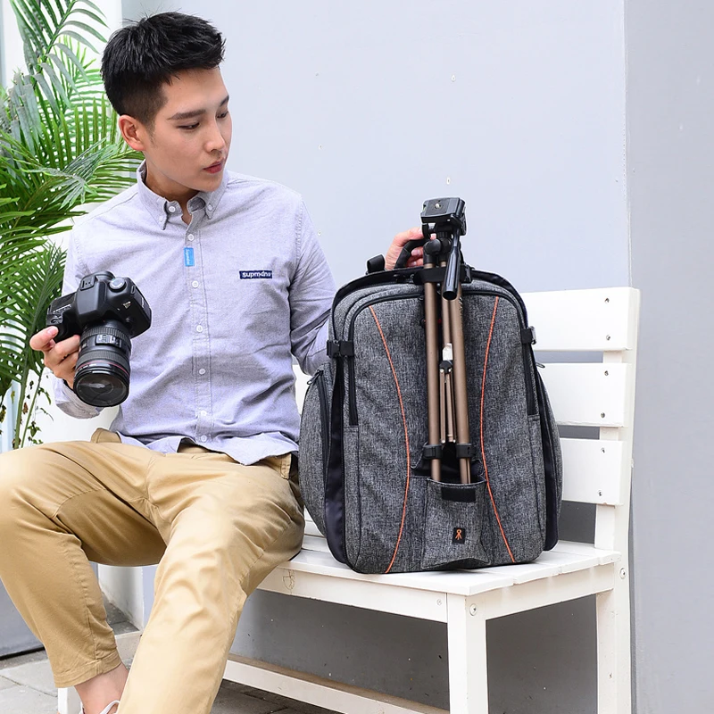 camera bag backpack 2 in 1 rolling camera backpack trolley case anti shock detachable padded free global shipping
