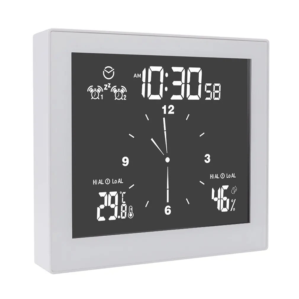 

New Arrival Digital Clock with Thermometer Hygrometer Waterproof IP65 Bathroom Shower Room Clock Temperature Humidity Alarm