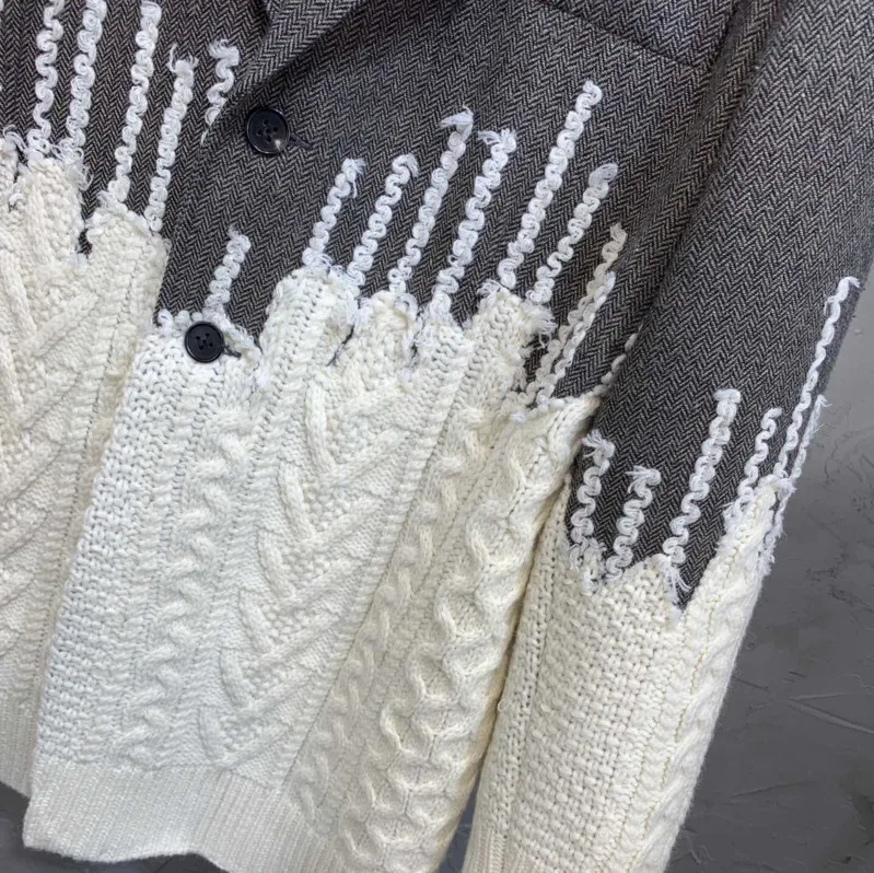 DEAT 2020 новая весенняя модная куртка в уличном стиле Лоскутная контрастные цвета